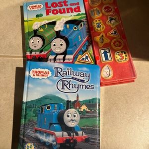 - - Thomas the train book and puzzle